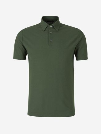 Zanone Plain Cotton Polo