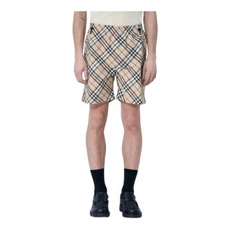 Burberry Heren, Korte broeken, Beige, Maat: M Poliester