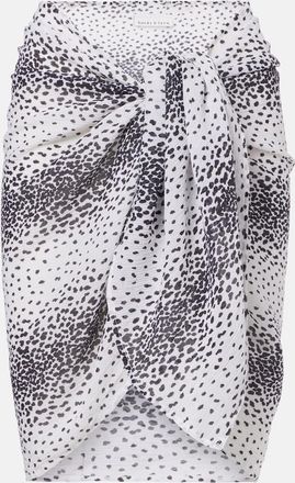 Heidi Klein Icaria cotton and silk beach cover-up