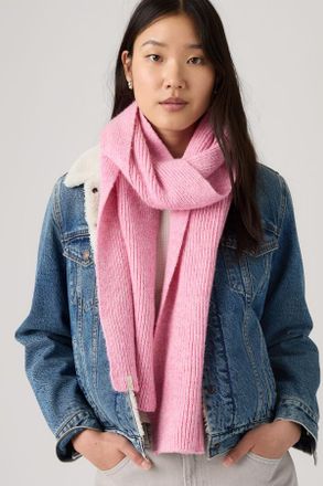 Levi's Holiday Scarf - Uomo - One Size - Rosso / Cactus Rose