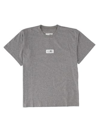 Maison Margiela Grey Loose-Fitting Classic Crew Neck T-Shirt