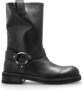 Dolce & Gabbana Leren enkellaarzen - Heren - Hoge Laarzen - Zwart - 40 EU - Leer - Schoenen