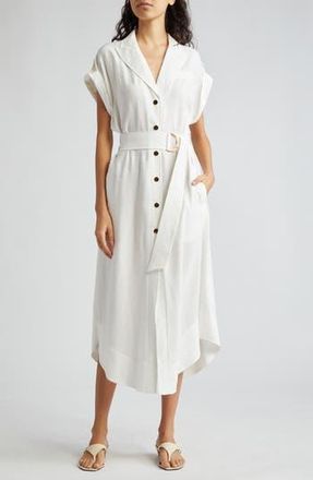 Ramy Brook Celia Belted Midi Dress in Ivory at Nordstrom Rack, Size Xx-Small