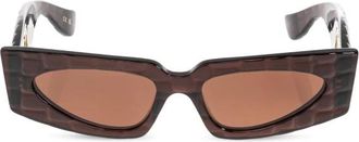 Valentino Garavani VLogo Zonnebril - Dames - Zonnebrillen - Bruin - 53 MM - Accessoires