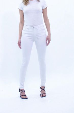 Dear John Denim Blair Mid Rise Straight Jean In White