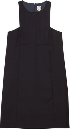 Ines De La Fressange Polly Jurk - Dames - Korte kleedjes - Blauw - XL - Wol - Kleedjes