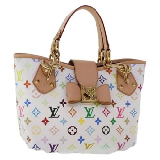 Louis Vuitton Borsa a mano Pre-owned in tela - - Pre-owned - Donna - Bianco - ONE SIZE