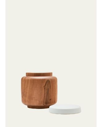 Ginori 1735 Officina Ultra Walnut 7.5 Vase with Lid