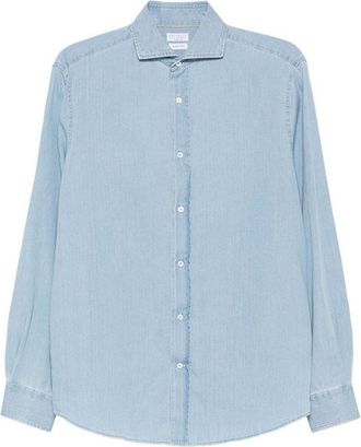 Brunello Cucinelli Long Sleeve Denim Shirt