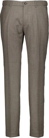 Berwich Morello Elax Broek - Heren - Nette broeken - Beige - S - Wol - Broeken