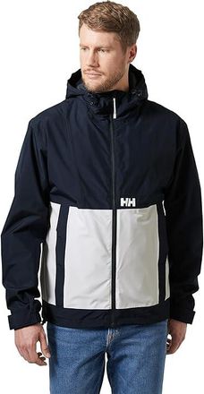 Helly Hansen Rig Rain Jacket Mens Clothing Navy : LG, Polyester