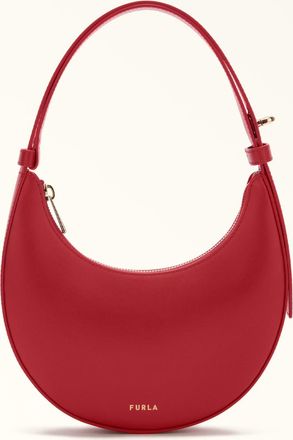 Furla Delizia Borsa Mini M1 Red Rosso Pelle Di Vitello Morbida Donna
