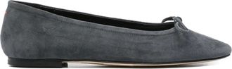 Aeyde Ballerine con fiocco - Grigio