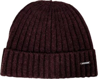 Antony Morato Gebreide Wolmix Muts - Heren - Hoeden - Rood - ONE Size - Wol - Accessoires