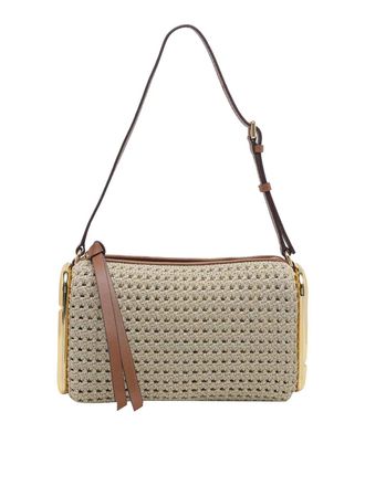 Marc Jacobs champagne crochet scene small shoulder bag