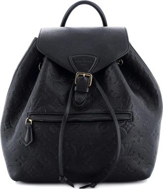 Louis Vuitton Montsouris NM Monogram Empreinte Leather PM backpack - Zwart