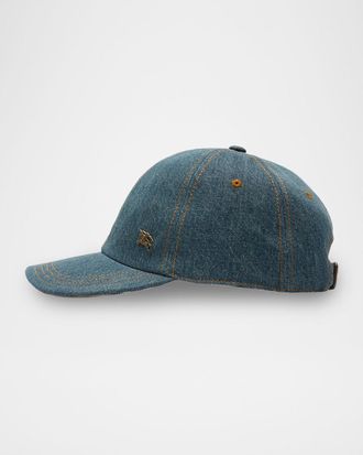 Burberry EKD Denim Baseball Cap