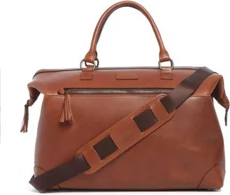 Korchmar Fulton Leather Framed Duffel in Espresso at Nordstrom