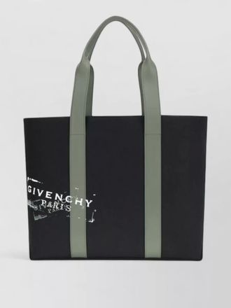 Givenchy cotton shoulder bag rectangular shape handles