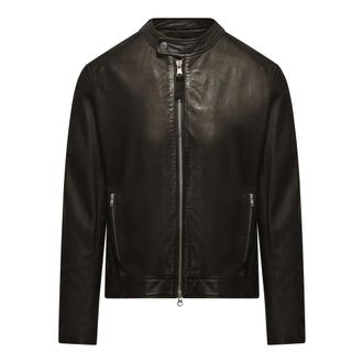 Bomboogie Roy Leather Jacket - - Jackets - Uomo - Marrone - L