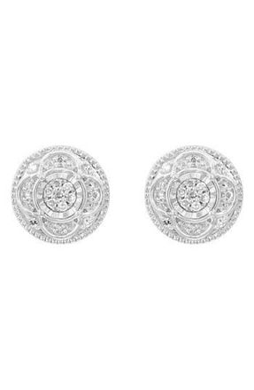 Effy Diamond Earrings in Silver/Diamond at Nordstrom Rack