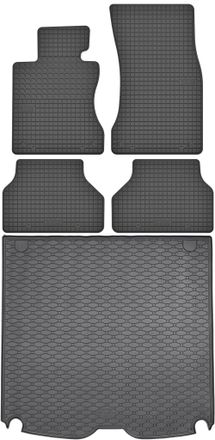 OEM Juego De Alfombrillas De Goma Para Coche Y Alfombrilla Para Maletero Para Bmw Serie 5 E61 Familiar (2004-2010)