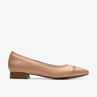 Clarks Natalyn Dusk Beige Leather