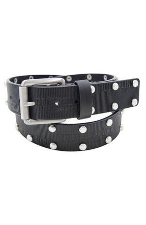 True Religion Vallow Studded Belt in Black/Silver at Nordstrom Rack, Size 36
