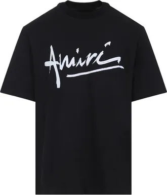 Amiri T Shirt Nero-Uomo