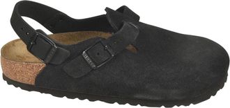Birkenstock Smalle Sandalen - Dames - Klompen - Zwart - 42 EU - Schoenen