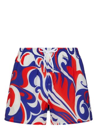 Dsquared2 Zwembroek met grafische print - Blauw