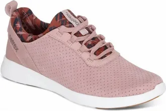 Aetrex Womens Kora Arch Support Sneaker In Mauve