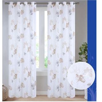 Trade Shop Trade Shop - Tenda Tullia Pannello Singolo Con 8 Borchie Porta Finestra Bastone 140x280 Cm