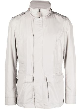 Herno high-neck lightweight jacket - Neutrals