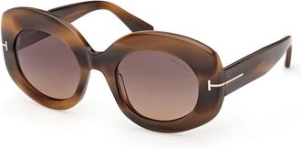 Tom Ford FT1346 CLAUDETTE-02 55T Womens Sunglasses Tortoiseshell Size 51