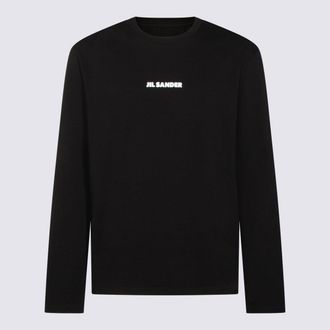 Jil Sander T-Shirts And Polos Blacks And Greys-Uomo