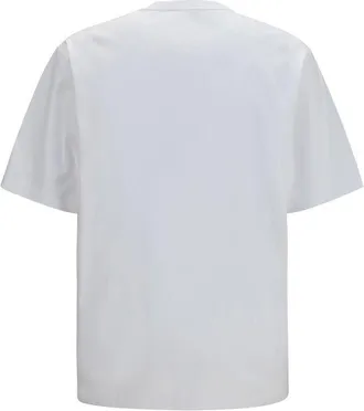 Dolce & Gabbana Logo-Embroidered Cotton T-Shirt - White