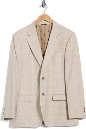 Nautica Plaid Two-Button Sport Coat in Tan at Nordstrom Rack, Size 42 Regular