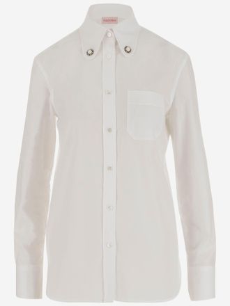 Valentino Shirt With Jewel Buttons