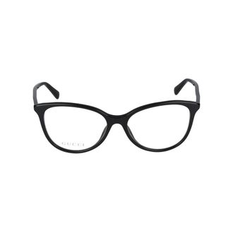 Gucci Cat-eye Eyeglasses - female - Gucci - Glasses - Black - 54 MM - Accessories