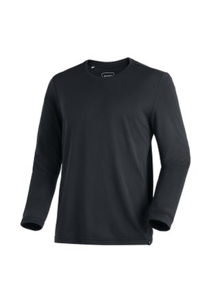 Maier Sports Langarmshirt MAIER SPORTS MS FAV Long Tee M, Herren, Gr. XXL, schwarz, 100% Polyester, Rundhals, Shirts Langarmshirt, atmungsaktives Herren Shirt lang