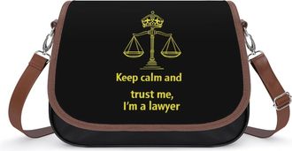 Generic Keep Calm Trust Me I Am A Lawyer Fashion Womens Crossbody Bags Novelty Handbag Shoulder Bag Purse