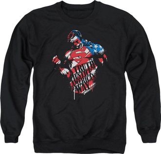Gildan Superman The American Way Adult Crewneck Sweatshirt