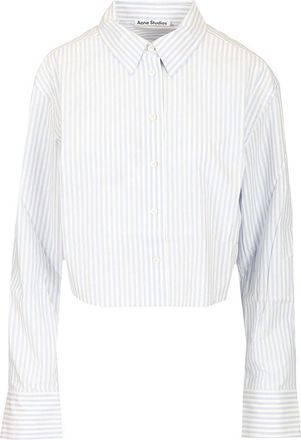 Acne Studios Striped Cropped Shirt