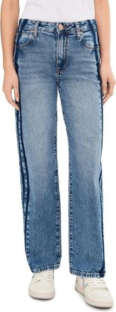 Kut from the Kloth KUT From The Kloth Sienna Jeans Womens Blue High-Rise Straight Leg GBO3697