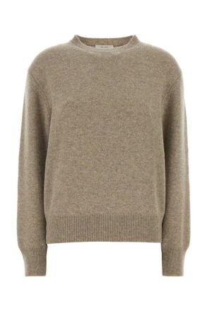 The Row Beige Crew Neck Sweater