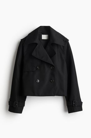 H&M Trenchjacke - Schwarz