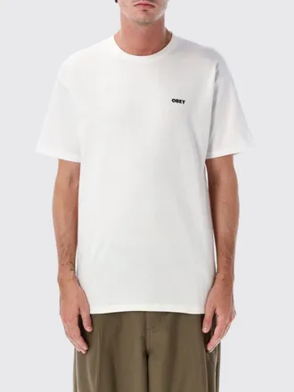 Obey T-shirt a girocollo in cotone con stampa grafica e logo a contrasto