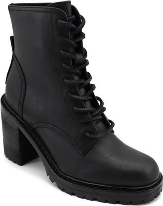 Artisan by Zigi Semi High Lace-Up Boot in Black Leather at Nordstrom, Size 7