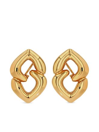 Anine Bing Abstract Heart earrings - Gold